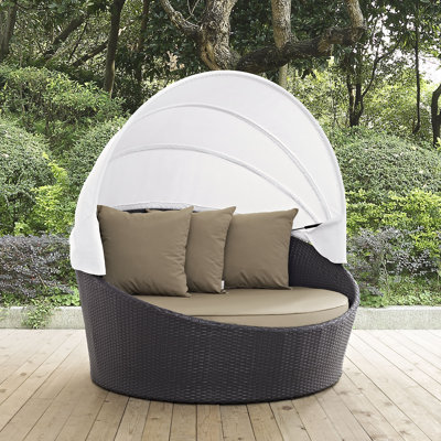 Modway Siesta Canopy Outdoor Patio Daybed