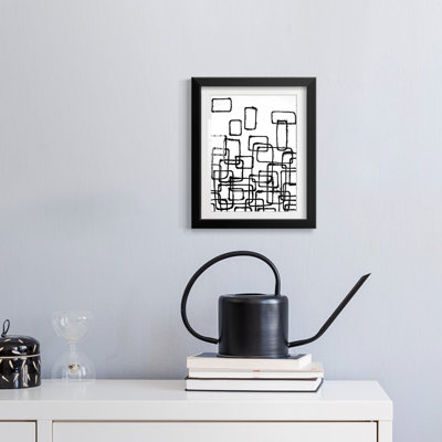 Linear Effervescence I -Framed Print