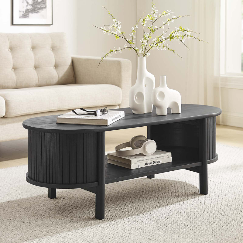 Table basse Modway Cadence, Noir