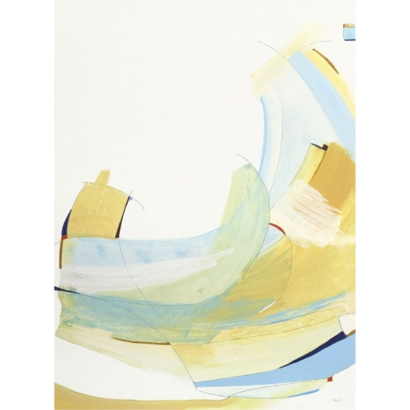 Surface IV Print by Kyle Goderwis, Glass Coat, 54" H x 40" W x 1.5" D