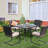 Premium All-Weather Wicker Outdoor Dining Armchair with Cushion-70706019