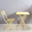 Ensemble bistro 3 pièces de table carrée pliable et chaises-861189387