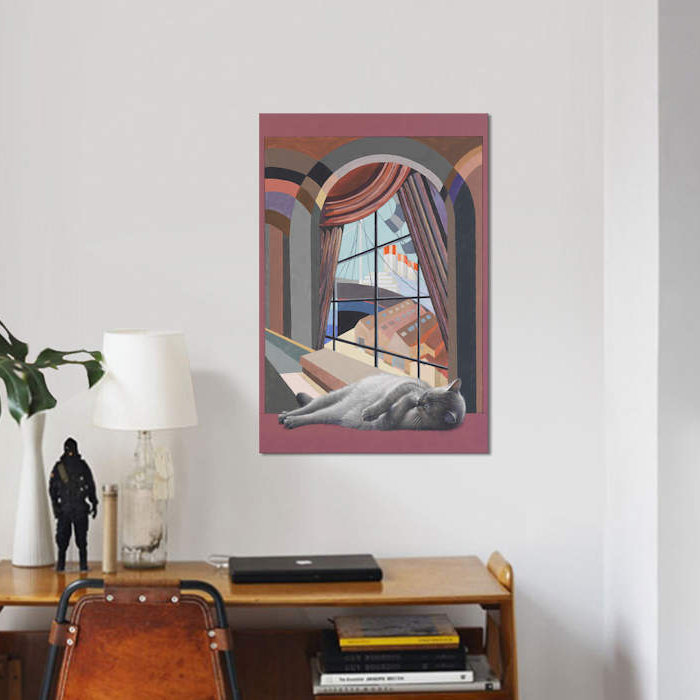 «Amulet Waiting for the Benedictus bateau de croisière», impression sur toile, H 18 po x l 12 po x P 1,5 po, Toile tendue