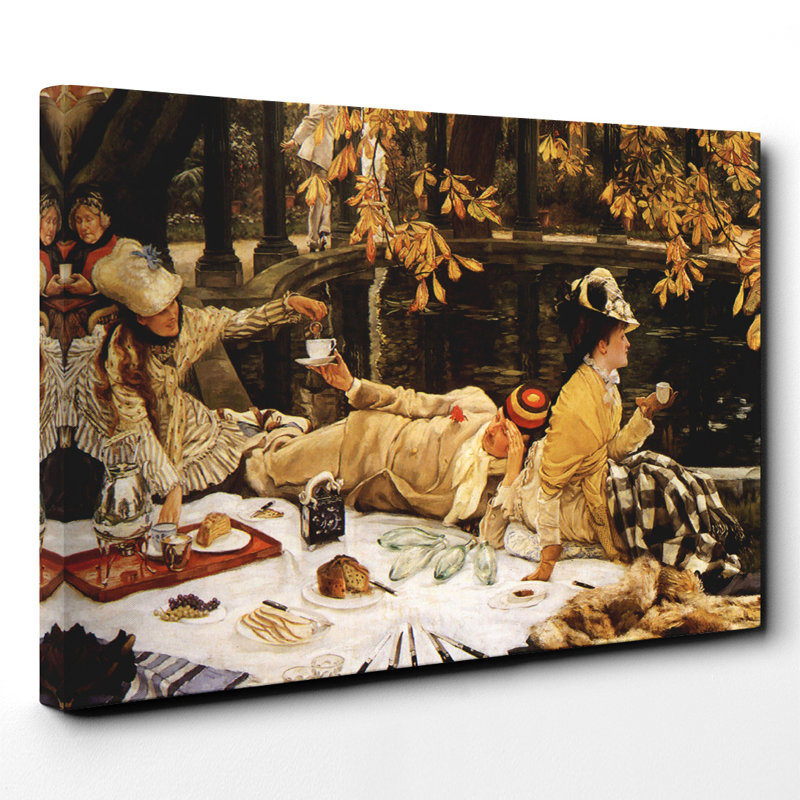Holliday by James Tissot - Wrapped Canvas, 70cm H x 100cm W