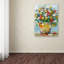 Printemps des fleurs dans un vase 3, reproduction d'art sur toile tendue-18236946