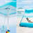 Beach Cabana  Beach Canopy Easy Set Up And Take Down  Cabana Tent With Sand Pockets  Instant Sun Shade With Side Wall