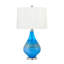 Lampe de table bleu 26 "
