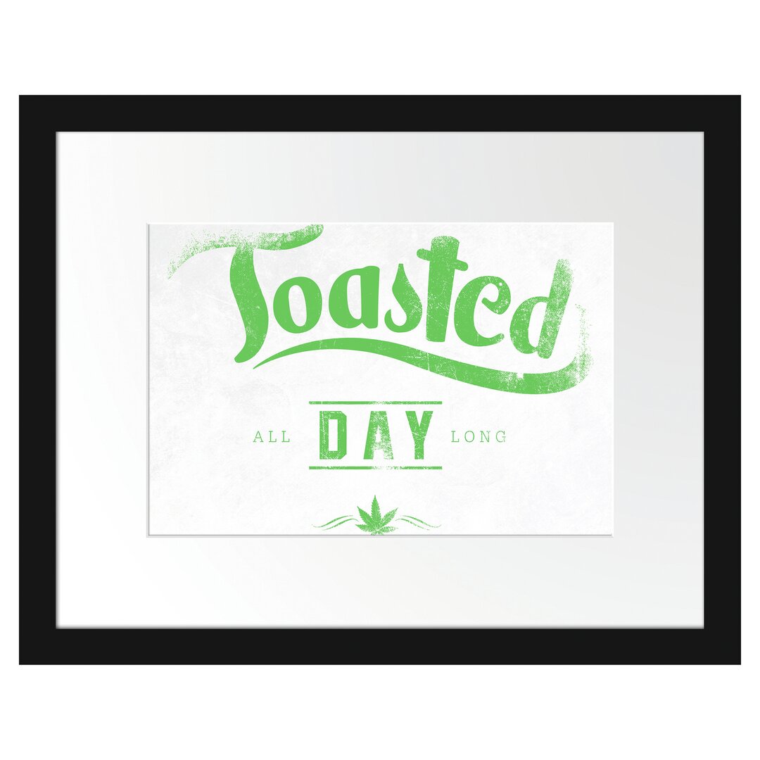 Gerahmtes Poster Toasted Light