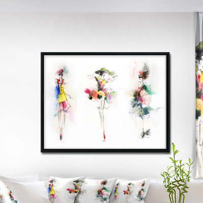 «Fashion Posing», peinture