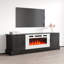Meuble télé moderne avec foyer électrique 78,7 po Horus-1433865721