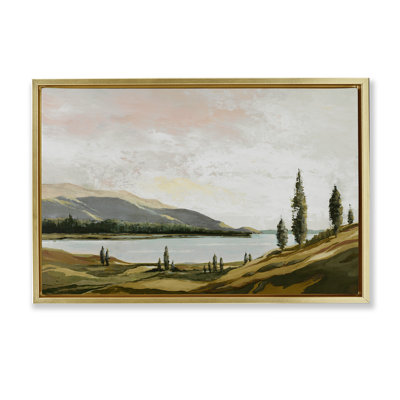 Cadre flottant Calm Scenic Landscape, design par Max Maxx