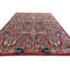 Hand Knotted Wool Area Rug in Red