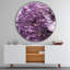 Purple Precious Stones - Modern wall clock-34140714