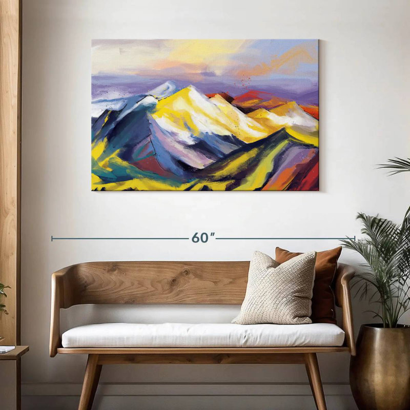 Avery Ridge Abstract Landscape, 30" H x 45" W