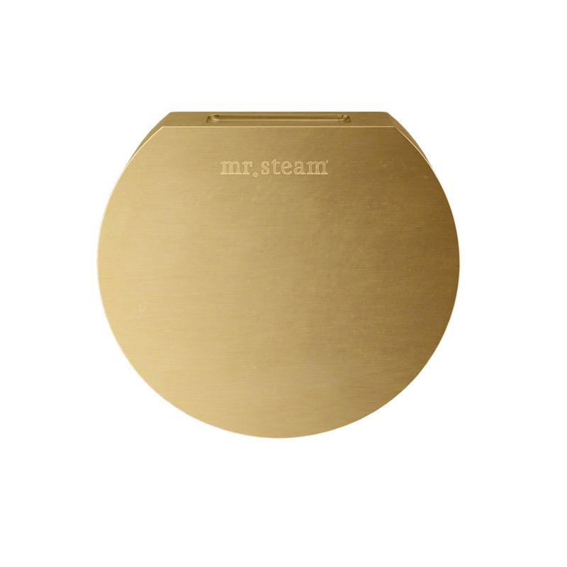 Pièce ronde de générateur de vapeur Steamhead, Laiton satiné