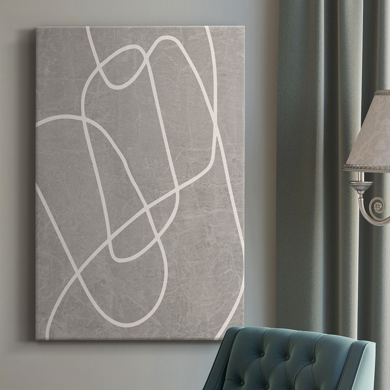 Fissures II - reproduction sur toile tendue, H 18 po x l 12 po x P 1 po