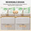 Perch 60cm L X 45cm W Single Bowl Farmhouse/Apron Kitchen Sink with Sink Grid and Basket Strainer