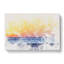 Orange Sunset Abstract Watercolour - Wrapped Canvas-56656607
