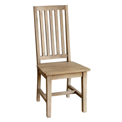Adamo 18'' H Mahogany Solid Wood Side Chair
