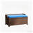 Patio Storage Bench,Garden Storage Bench,Outdoor Wicker Storage Bench