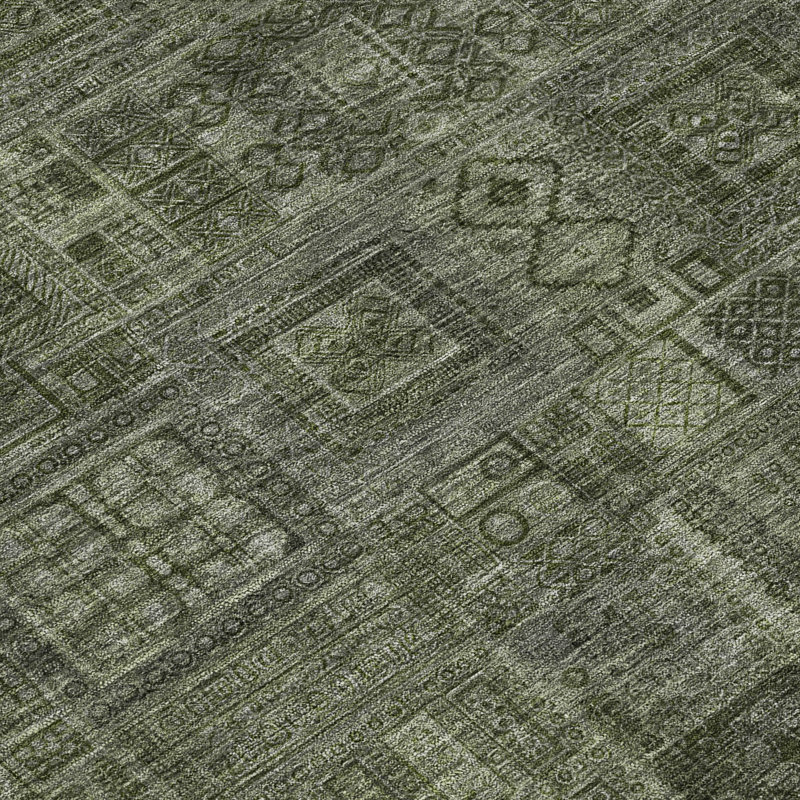 Tapis intérieur / extérieur lavable à la machine Chantille ACN2805 Global, 8 pi x 10 pi, Cactus