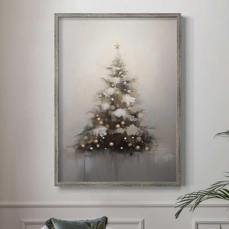 Art des Fêtes de Noël - série 2 - CEC XXXVII, reproduction d'art encadrée - bois massif, H 30 po x l 24 po