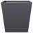Garden Planter Set of 2 Anthracite Cold-Rolled Steel-175661328-175661342-175661343