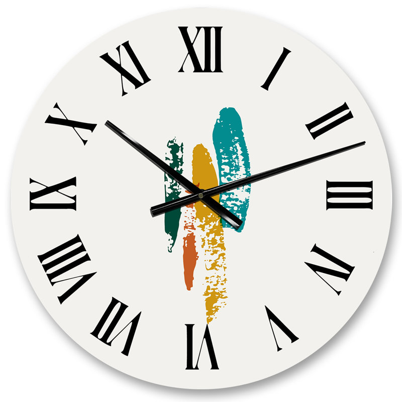 Horloge murale Composition Abstract Organic Vintage II, Petit