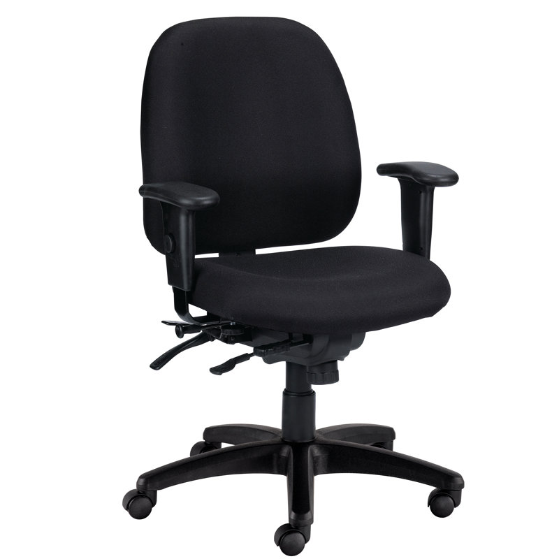 Chaise de travail Arleta, Noir