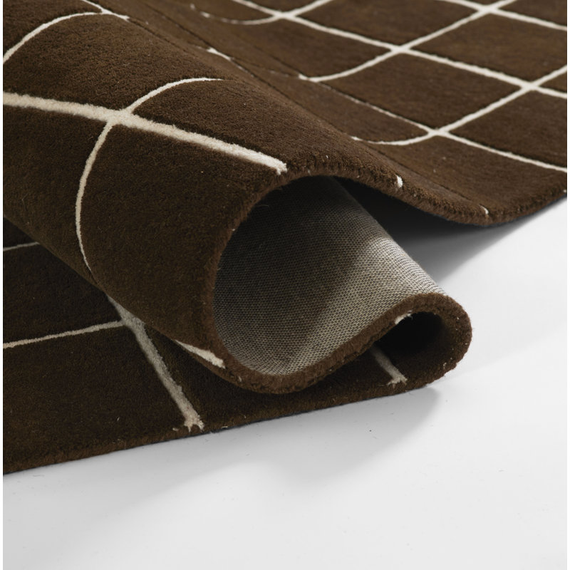 Tapis brun en laine touffeté à la main Montara Form, Rectangle 9 pi x 12 pi