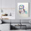 Abstrait hibou - Toile d'oiseau pour décoration intérieure | Art