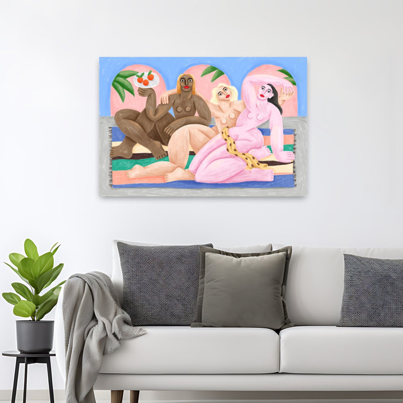 Art contemporain Nouvelles Gracces, H 32 po x l 48 po