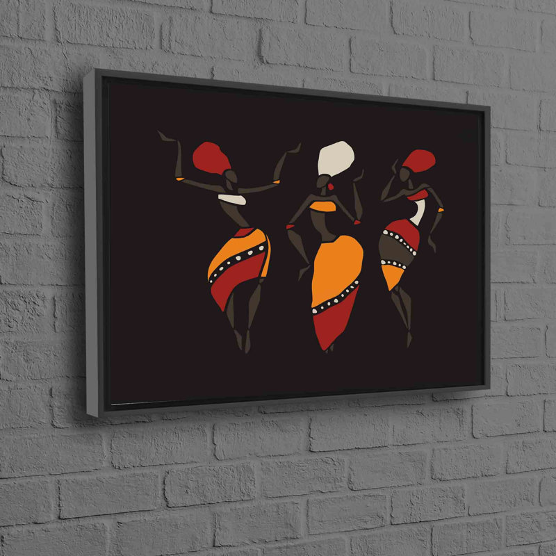 Print on Canvas, 50 cm H x 70 cm W, Framed Print without Mat, Black