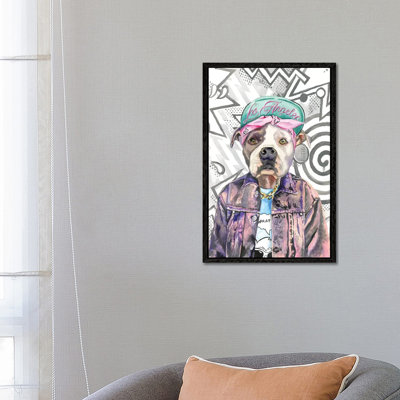 What's Up Dog by Heather Perry - Print on Canvas