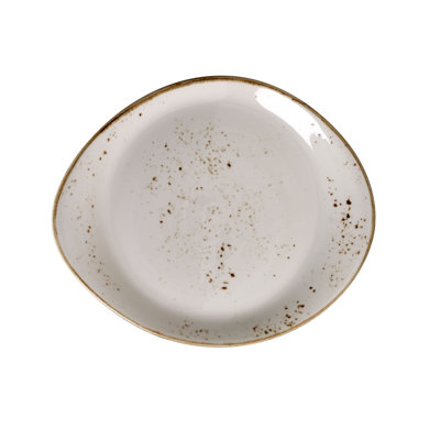 Assiette bleu artisanal