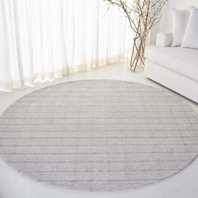 Tapis argenté en laine et viscose Tamworth Lauren Ralph Lauren