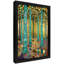 Art mural encadré noir de style forêt dorée de style Gustav Klimt, impression de cadre bohémien Art Nouveau-1758730028