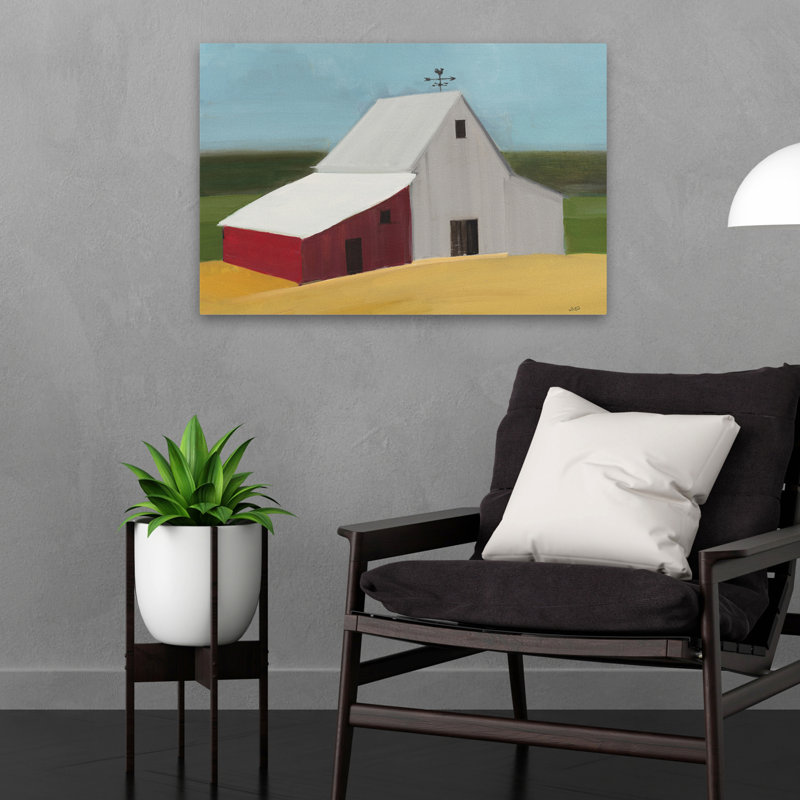 Modern Farmhouse Americana Barn, H 24 po x l 16 po