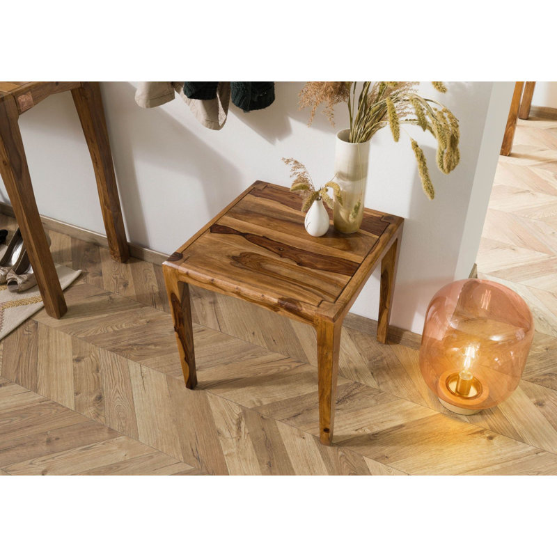 Ancona Solid Wood End Table