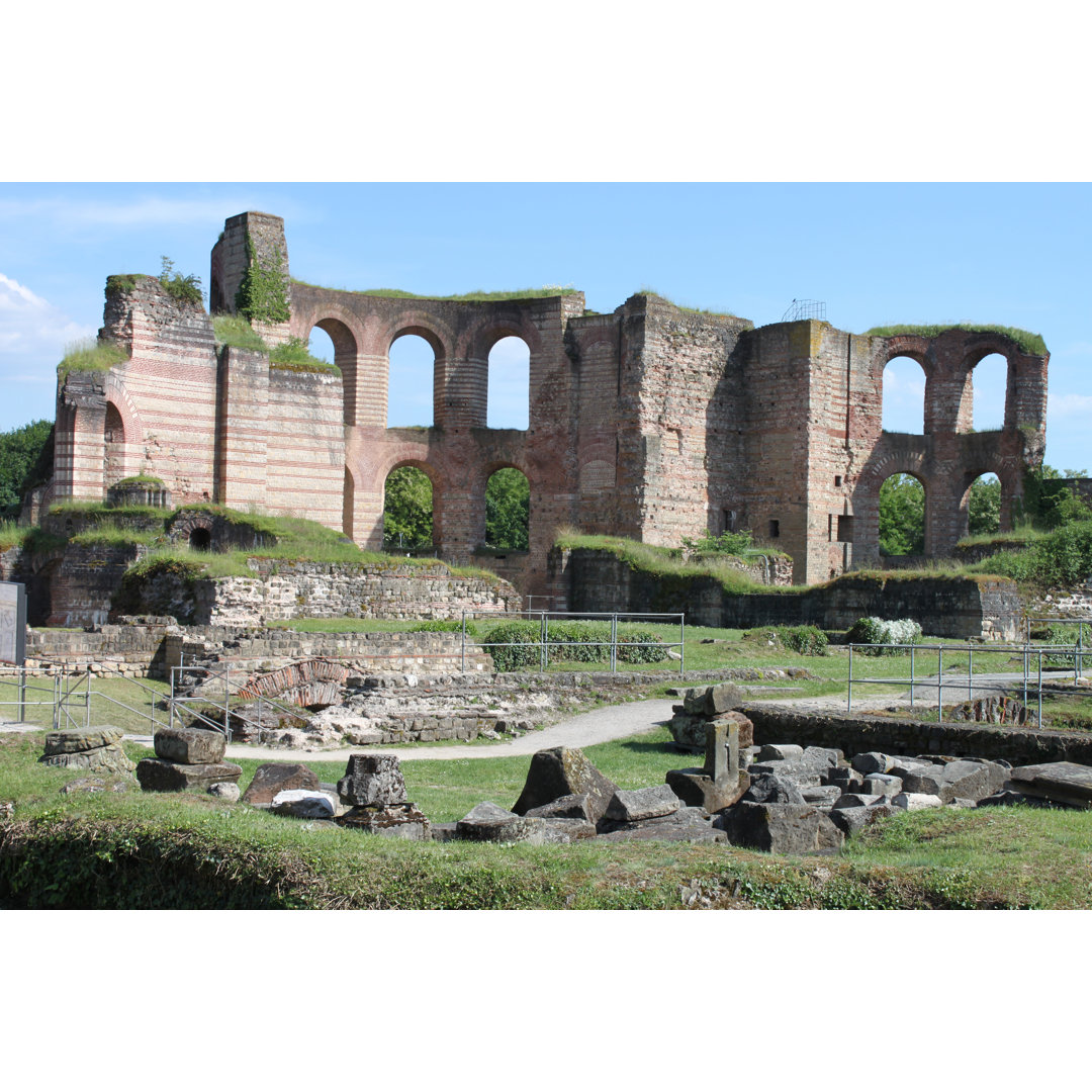 Ruine in Trier - Leinwandbild