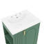 Meuble-lavabo de 24 po avec lavabo - Comprend une armoire avec tablette de porte et un espace de rangement latéral ouvert-2001256436