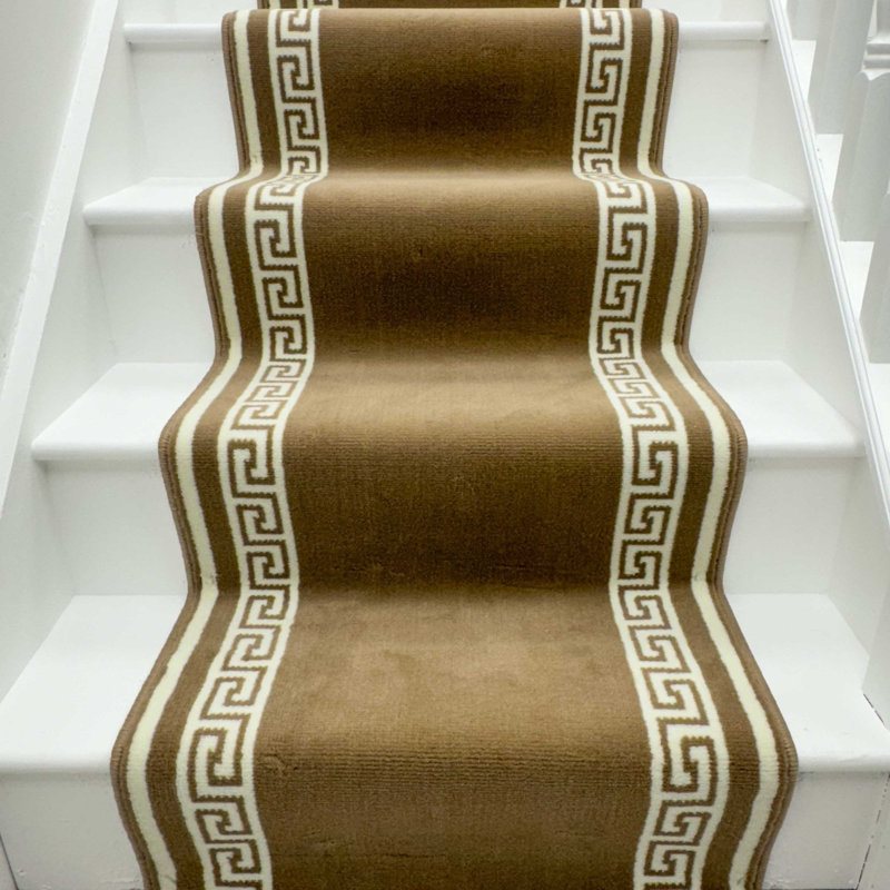 Stair Runner Geometric Area Rug, Runner 60 x 450 cm