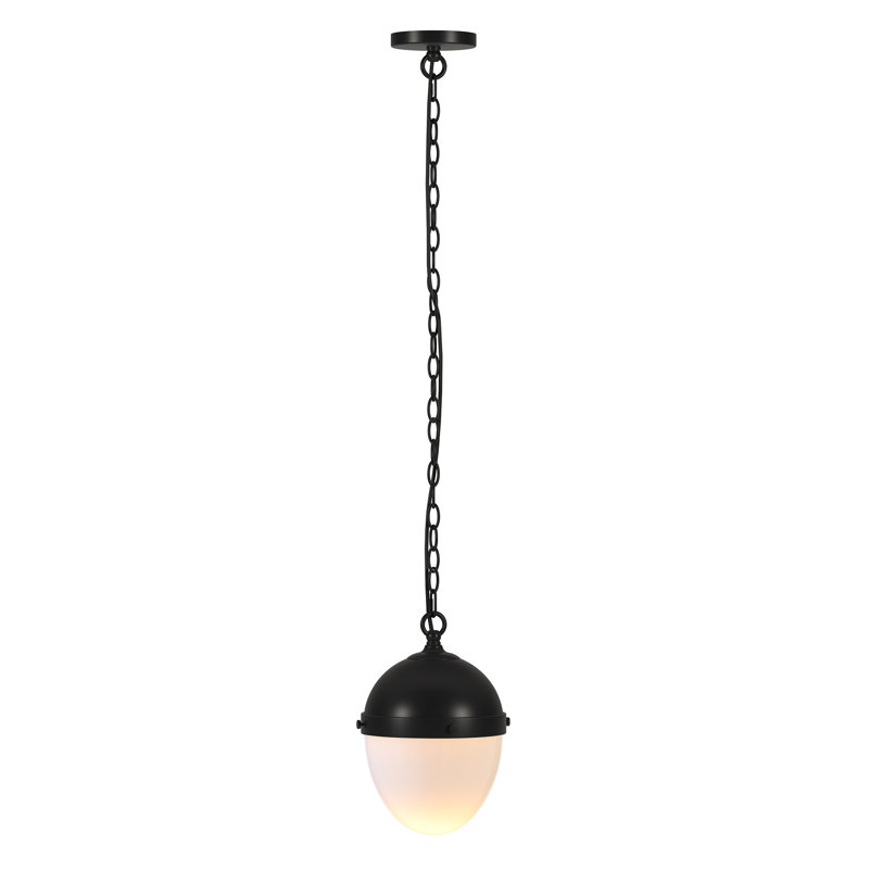 Luminaire suspendu 1 lumière Kulsrud Ellioth, Bronze noirci