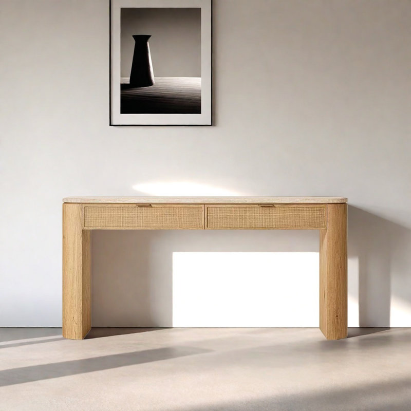 Console Retro Minimalist, 31.89" H x 60" W x 13.98" D