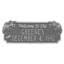 Daisey 3-Line Wall Address Plaque-373041330