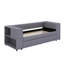 Lit rembourré avec rangement et lit gigogne, ports de chargement USB-1374893223