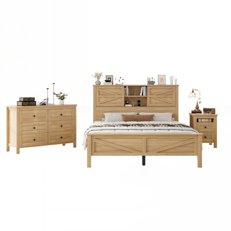 Ensemble de chambre à coucher 3 pièces