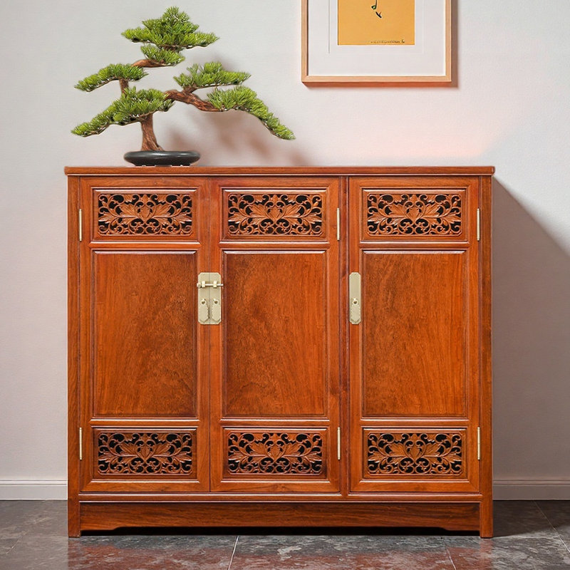 Armoire à chaussures en bois massif