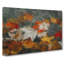 Leaves In Autumn In Abstract - Wrapped Canvas-55309606