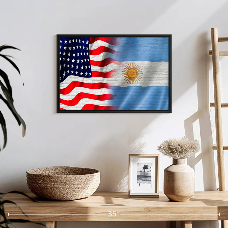 Borges USA et l'Argentine Borges, H 13 po x l 19 po